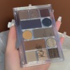 Roto twelve -color eye shadow palette 12 color sequins glittering pearl light matte little red book eyeshadow Douyin live