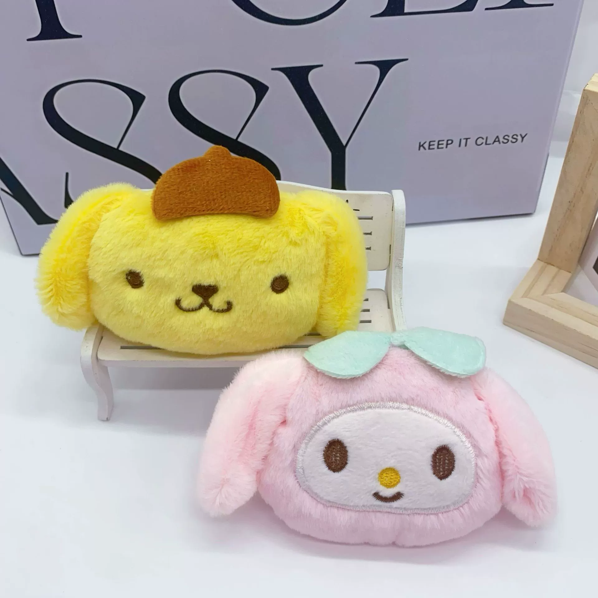 Sanrio, мультяшная плюшевая кукла, сумка, шарф, обувь с аксессуарами, ручная работа