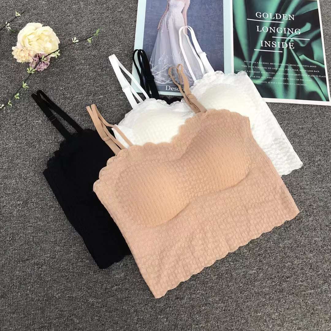 Nueva taza fija sin marcas de alta calidad chaleco de dama sin anillo de acero bra de yoga ropa interior deportiva mujer al por mayor