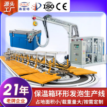 源头厂家保温箱自动输送环形发泡生产线环戊烷高压发泡机非标定制