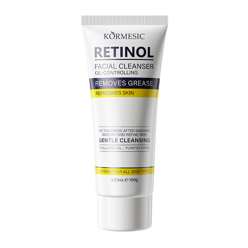 Inglés completo KORMESIC retinol control de aceite limpiador facial limpiador facial hidratante comercio exterior transfronterizo