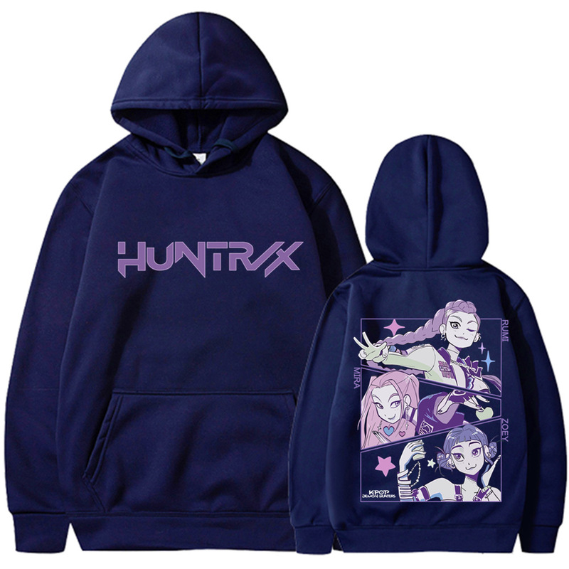 猎魔女团KPop Demon Hunters印花时尚连帽衫亚马逊休闲男女卫衣|undefined