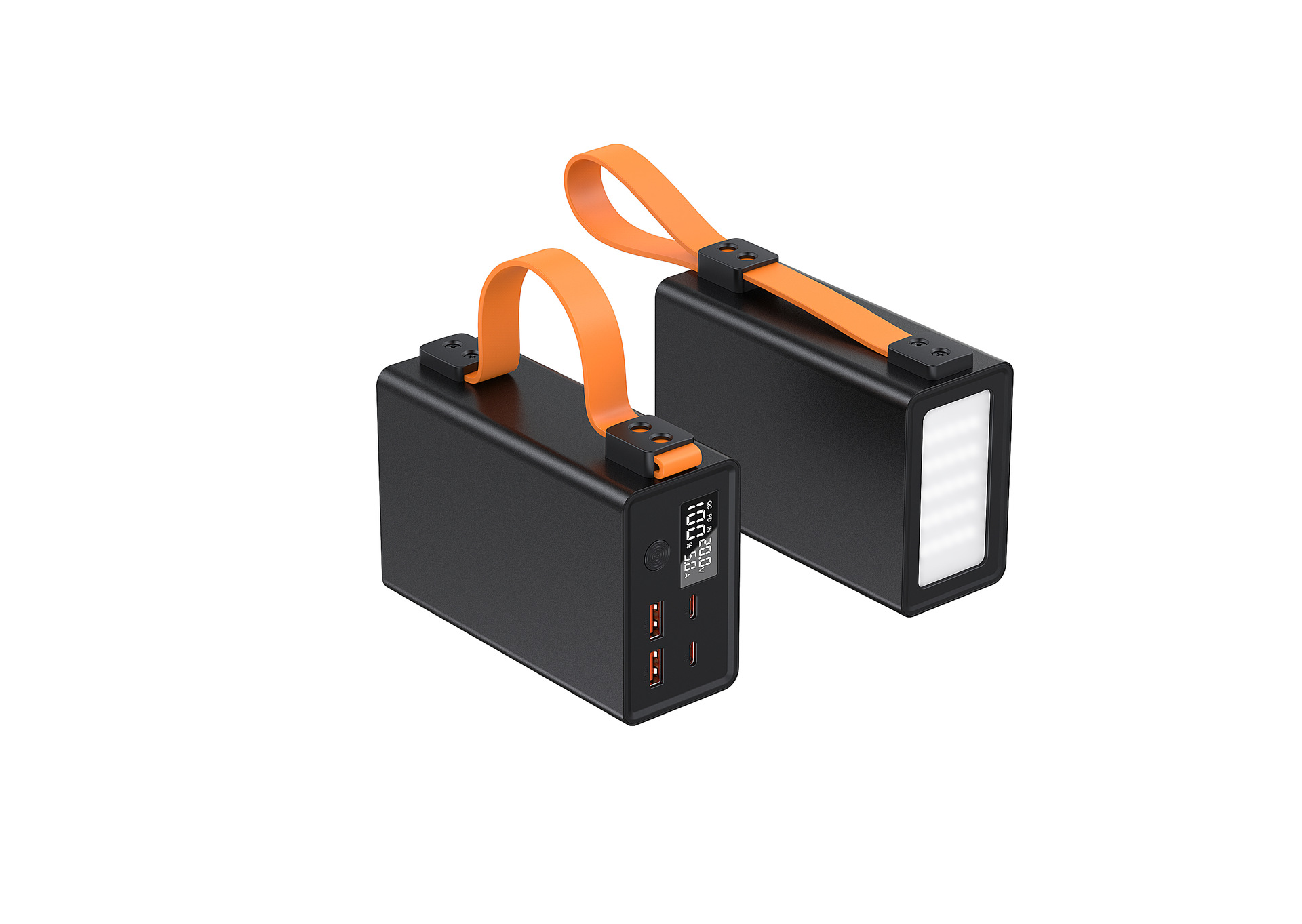 Aluminum Alloy Ultra-Large Capacity 40000mAh Power Bank with PD Bidirectional Fast Charging Durable Portable Mobile Power Supply for Students and Outdoor Use