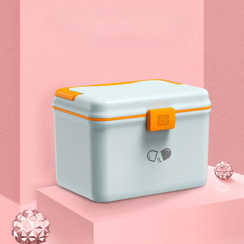 Waimai and Ele.me Style Household Plastic First-Aid Box for Medicine Storage and Medical Use