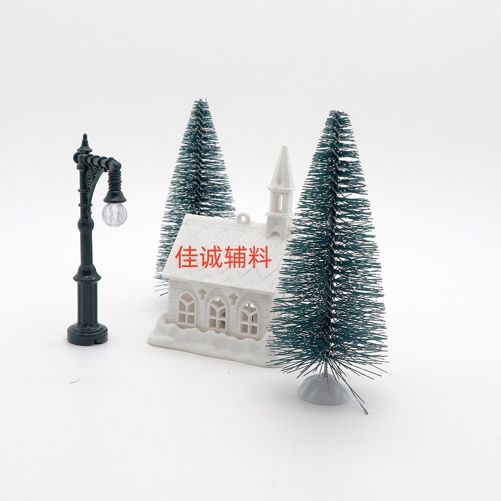 墨绿白底圣诞树 树 10.5CM.jpg