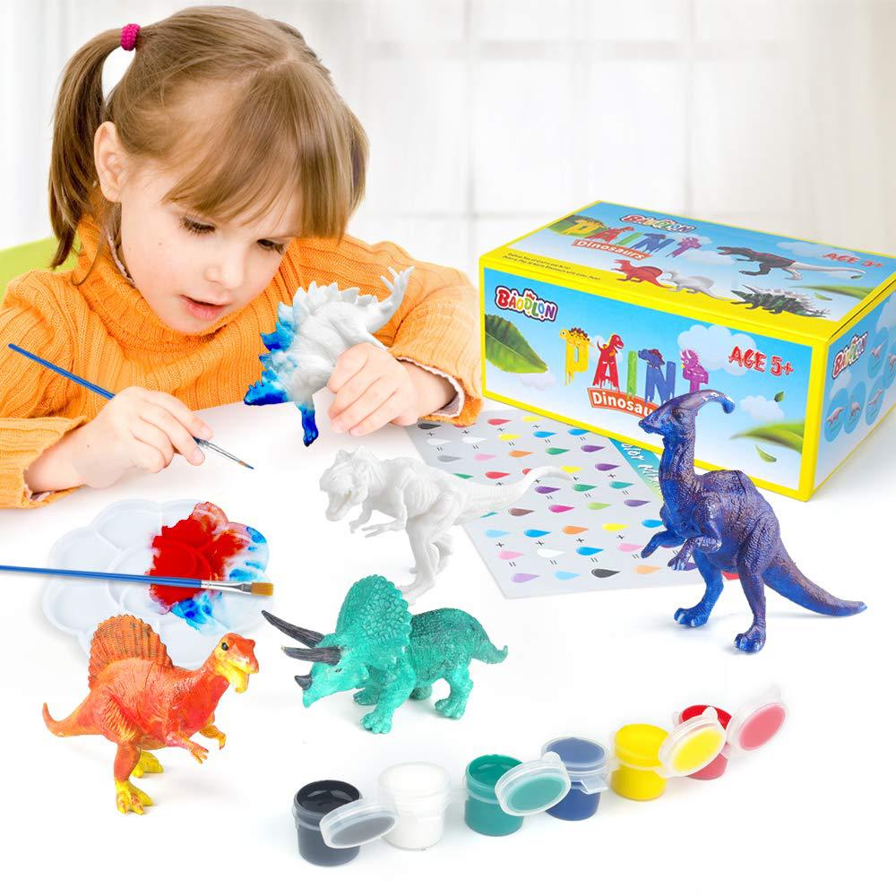 Dinosauro dipinto Graffiti Puzzle pittura fai da te mani sul cervello giocattolo per bambini regalo_voghion.com