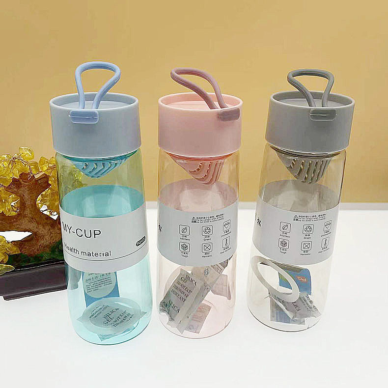 Futong taza de plástico fresco mango PC espacio taza de agua portátil grupo de compra al por mayor de impresión de la taza de logotipo al por mayor