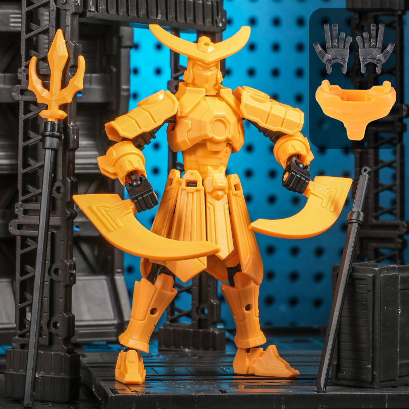多関節可動人形磁気キャロットマンクロスボーダーロボットモデル子供のビルディングブロック組み立ておもちゃフィギュア|undefined