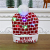 Christmas decorative supplies adult children knitted Christmas hat colorful light emitting caps high -end elderly Christmas hat