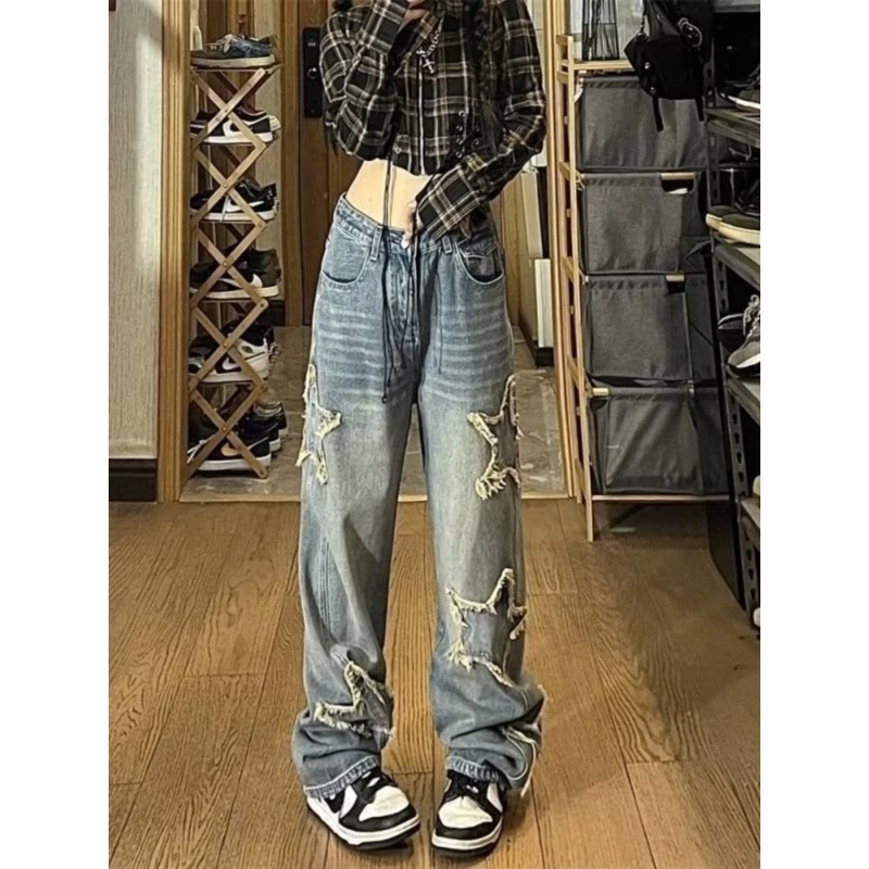 Personality Jeans Women's Fashion Cool Design Sense