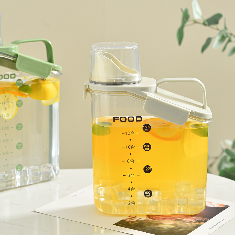 冷水壺夏家用冰箱冷水桶檸檬水果茶冷泡壺保鮮大容量帶把手涼水壺
