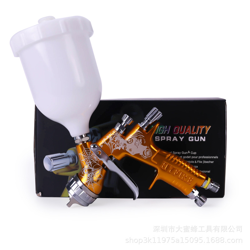 油漆喷枪 GTI 面漆家具皮具修补喷枪工具批发