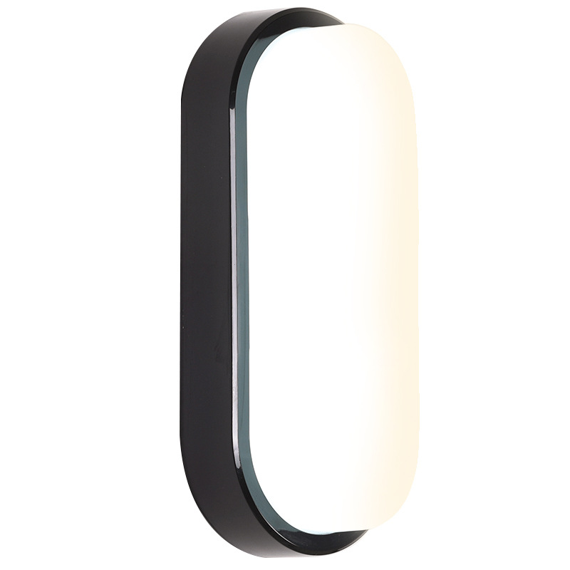 Tres lámparas de pared LED humedad lámpara de baño simple blanco lámpara de balcón pasillo cocina inodoro IP54 impermeable