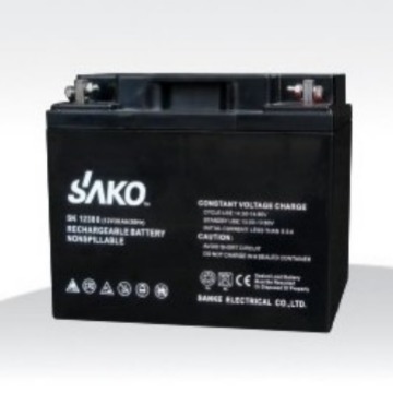 三科免维护蓄电池24AH12V铅酸EPS太阳能UPS电动汽车摩托胶体电瓶