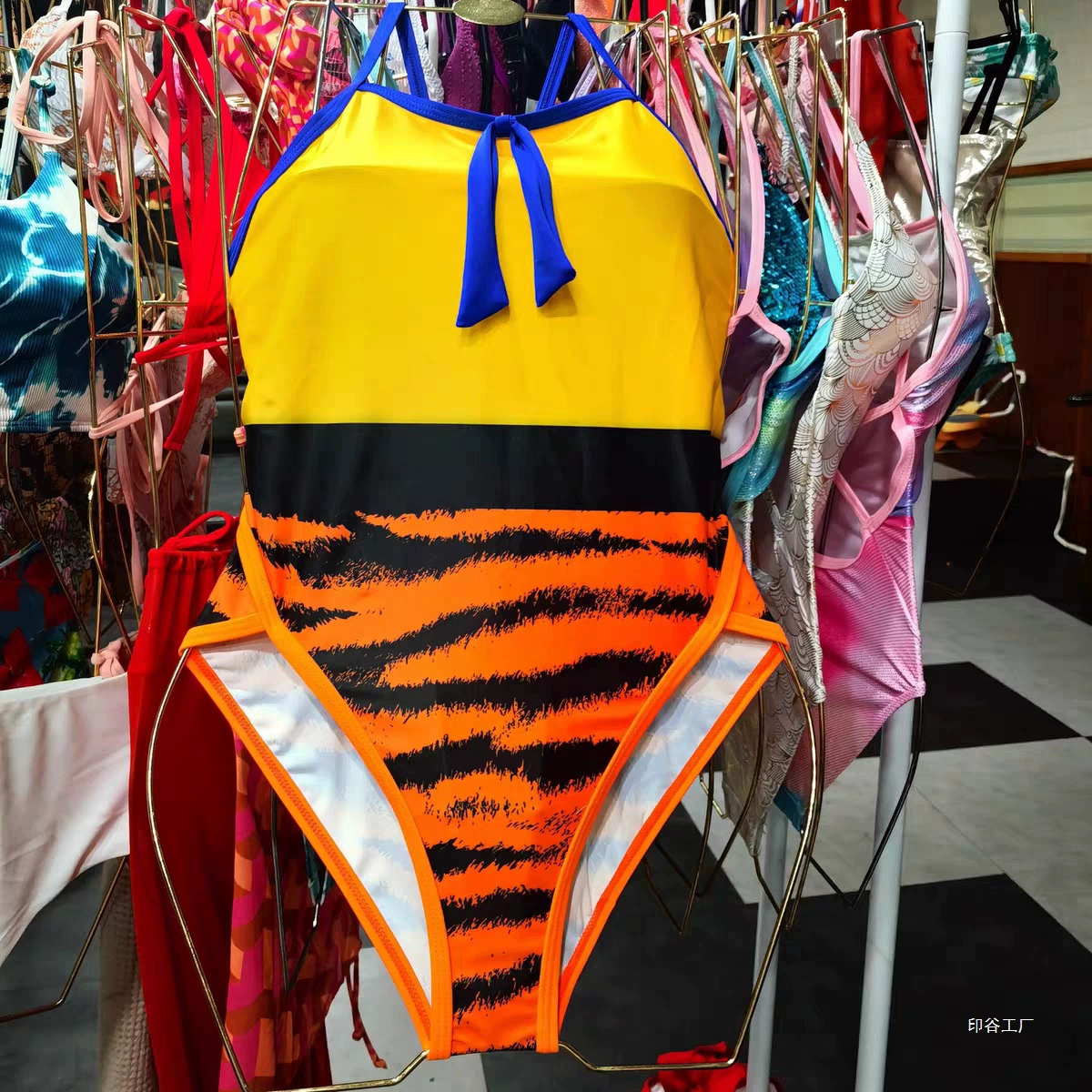 Купальник в стиле Джяньде Иньгу Да Шэн, женский, с принтом "Король обезьян", мультяшный, Сунь Укун