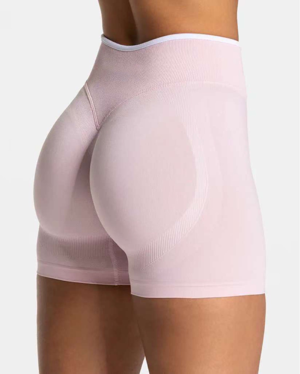 Seamless Yoga Shorts Outdoor Wearable Butt Lifting Body Shaping Fitness Sports Shorts_desvips.com
