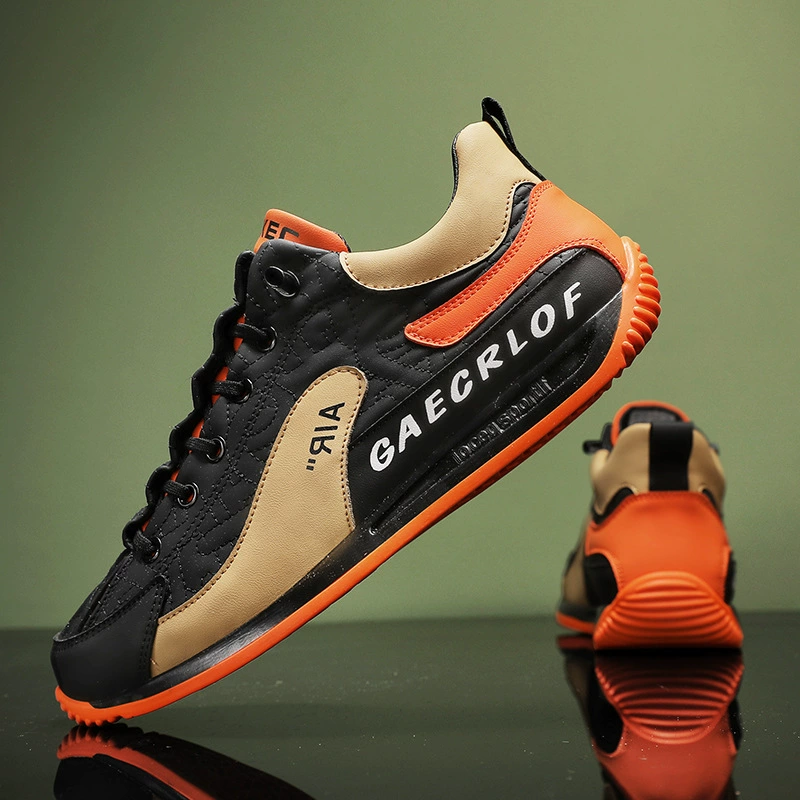 Дышащие арганд обувь мужской 2025 новый низкий бот один педаль мужской корейской версии кроссовки мягкий фон тренд спортивная обувь мужской