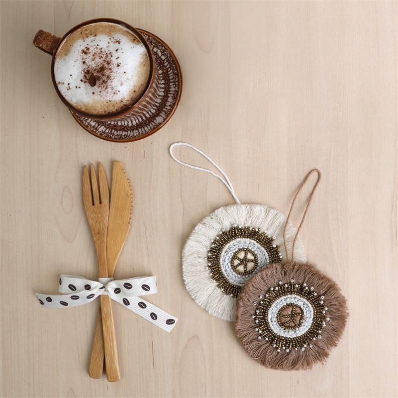 Nuevos productos transfronterizos roscados granos de café cintas de regalo de embalaje de chocolate DIY ramo de flores material clip de pelo cinta