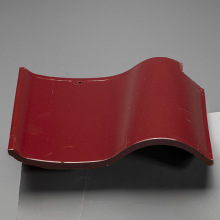 厂家定制建筑小西瓦220X220园林别墅私宅围墙S瓦陶瓷琉璃瓦片批发