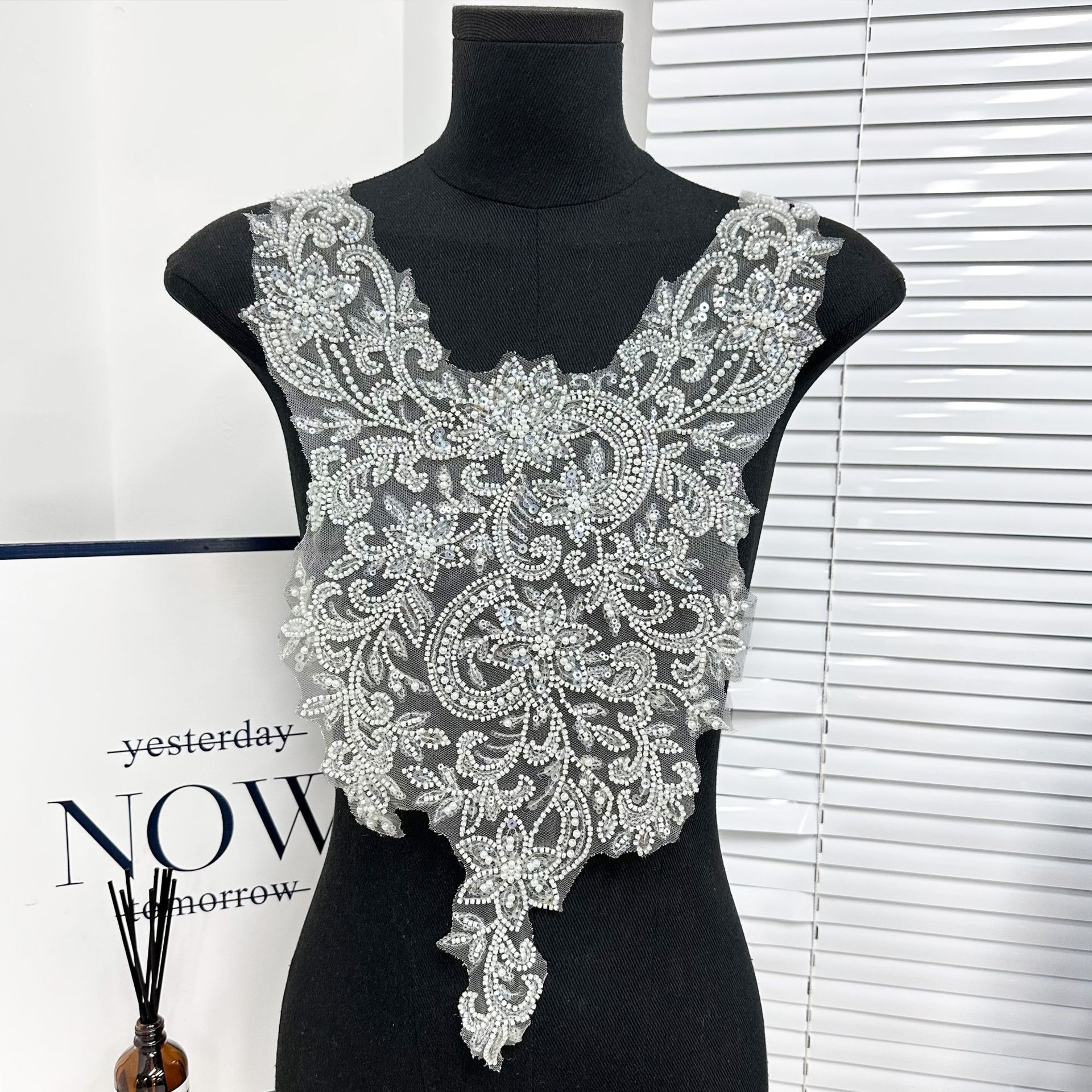 Cuello de cuentas, vestido de boda, vestido de moda, vestido de baile, decoración, decoración, collar falso, al por mayor transfronterizo