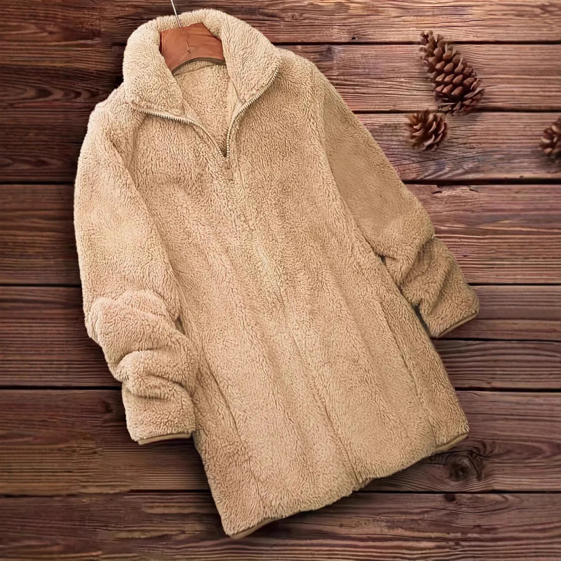 2025 Autumn and Winter Large Size Thickened Top Teddy Bear Jacket Women's Elegant Style Imitation Fur Jacket