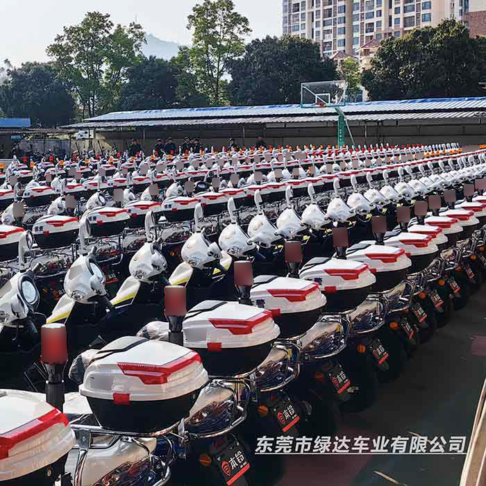 72v Electric Two-wheeled Patrol Car 2-wheeled Security Patrol Electric Motorcycle (72v Ruijie Extension)