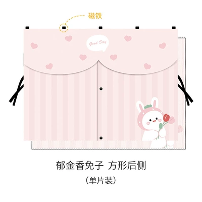 Cartoon Rear Side Window Car – Car curtains - tulip-bunny-back-upgraded-double-open