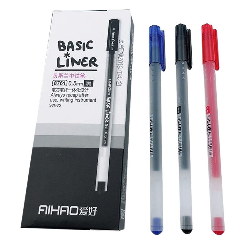 Hobbies Stationery 8761 Refill One Gel Pen Plastic Pen Student Writing Office Water Pen Wholesale