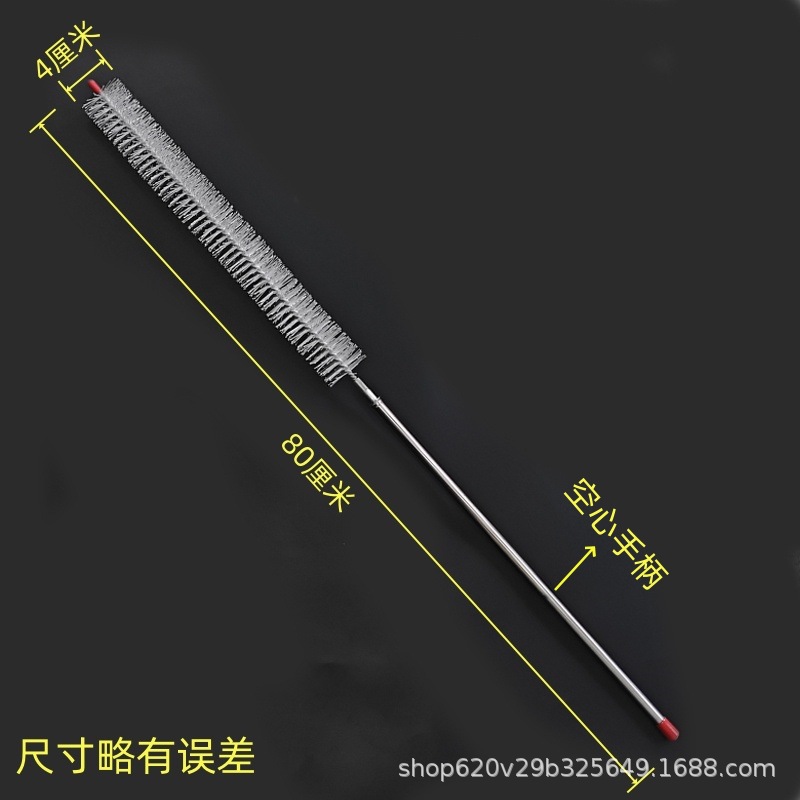 전체 길이 80cm (브러시 + 막대) 브러시 직경 4cm 강모