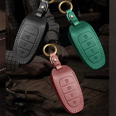 Car key bag SONATA leather protective case