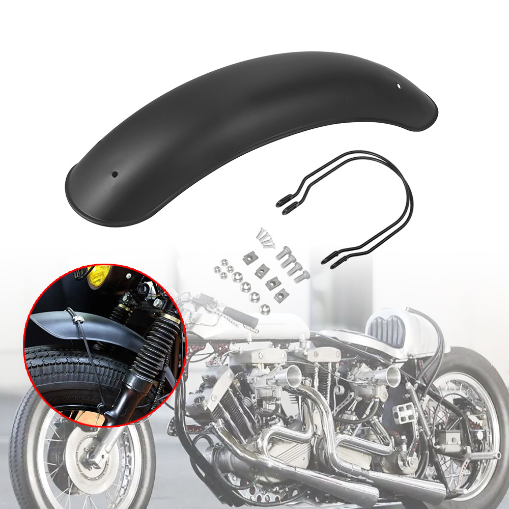 Retro motorcycle modified mudguard front mud tile mud cover CG125 Harley universal water retaining Z1000 soil removal