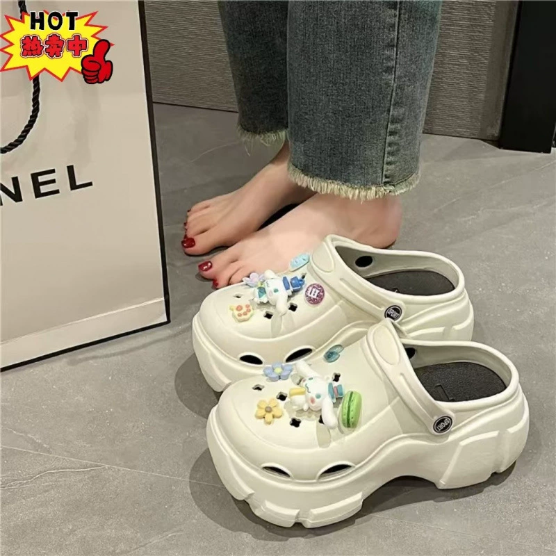 Cartoon Platform Clogs — Non-Slip Deodorized Summer Slides, Sizes 36–41