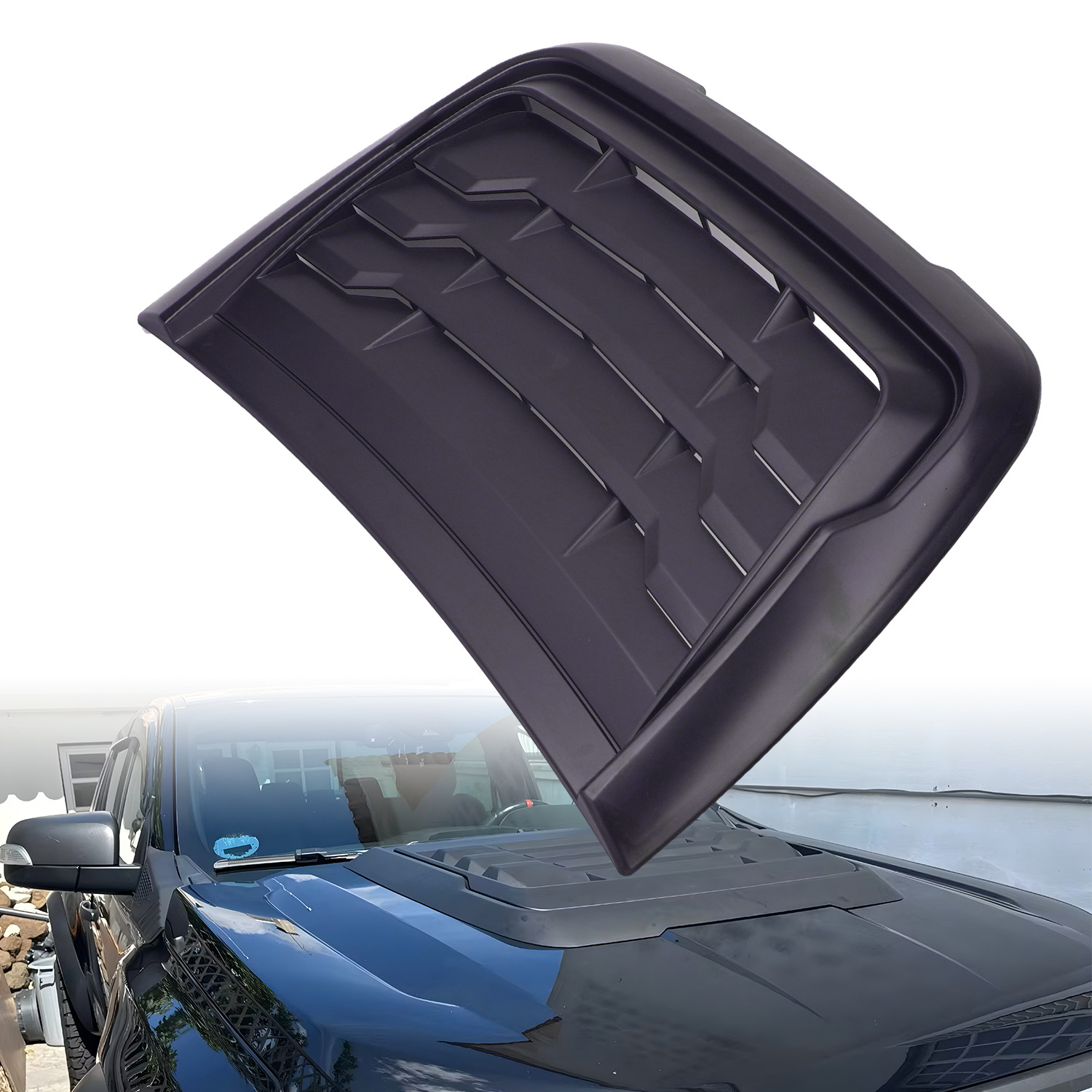 Car Accessories Hood Air Intake Cover Deflector Fake Air Vent Sticker Modified Hood Decorative Air Outlet