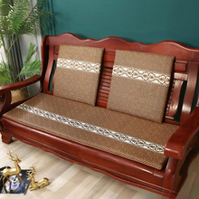 盛邦荣海绵夏季芯可拆洗加厚实木沙发垫批发红木麻将坐垫三人座单