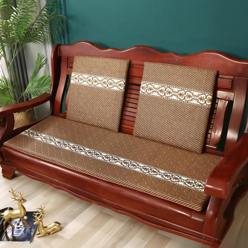 盛邦荣海绵夏季芯可拆洗加厚实木沙发垫批发红木麻将坐垫三人座单