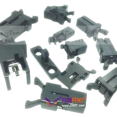 塑胶式卡扣门扣开关  塑料门扣门锁开关  汽车配件锁扣门锁开关