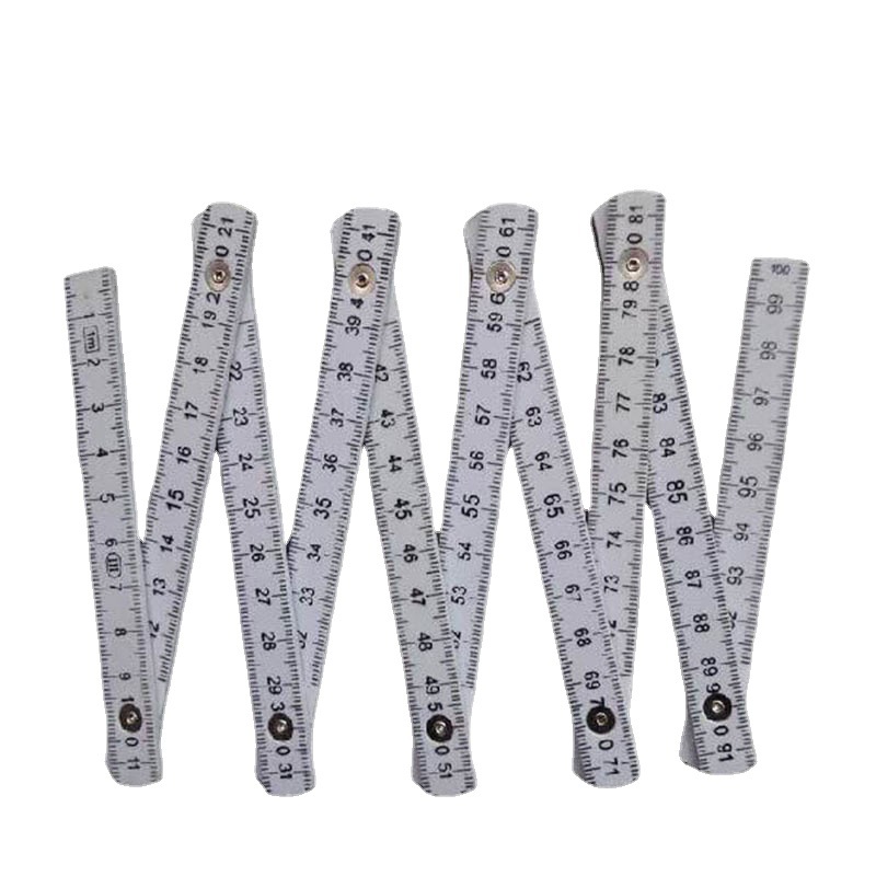 厂家供应测量工具.塑料折尺.折叠尺　1米　2米/10折