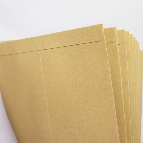 Wholesale yellow blank unprinted envelopes A4 kraft paper thickened invoice envelopes kraft paper bags for printing and making
