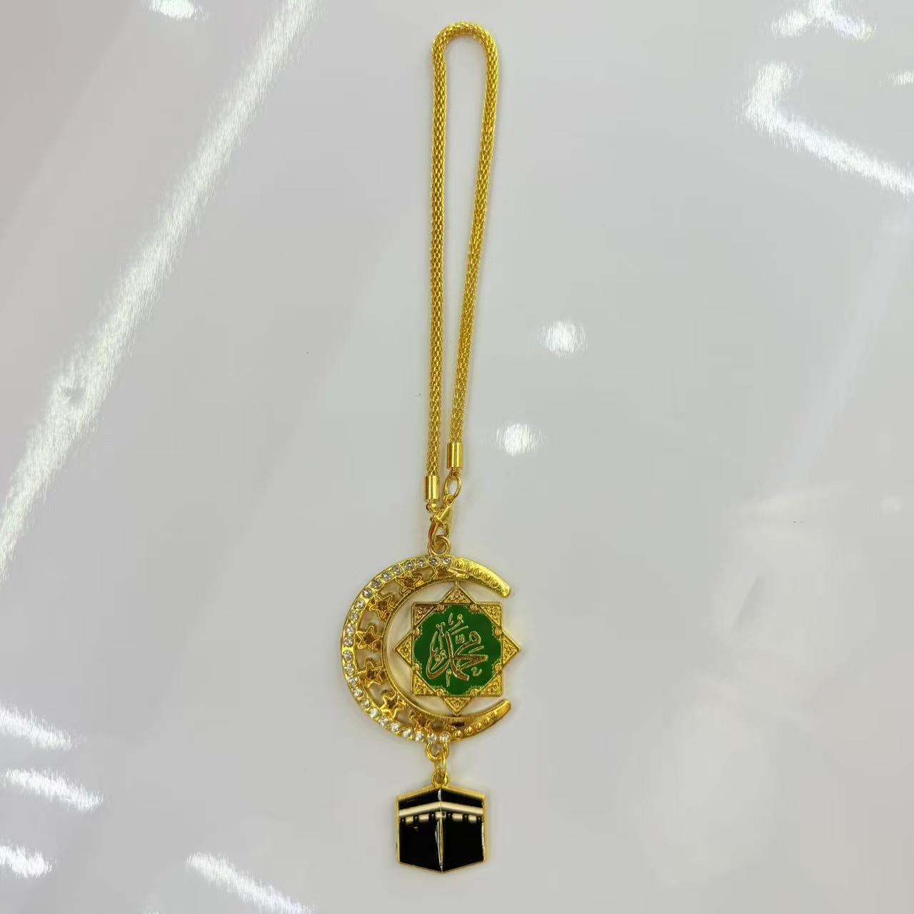 Popular overseas exotic style car accessories, alloy gold-plated, direct cross-border supply