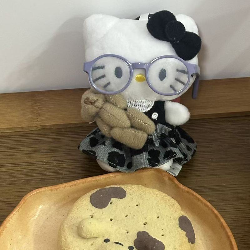 粉墨kitty小香风裙摆玩偶背包挂件ins风高级感精致挂饰爱心扣钥匙|undefined