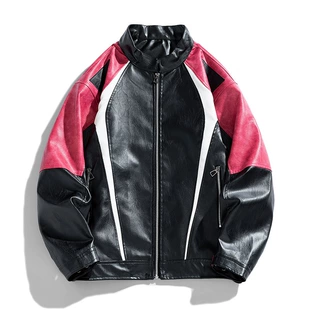 Men's jacket for students, polyurethane racing car, new collection