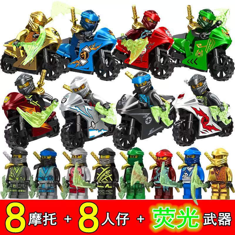 2025 Новый мотоцикл Ninjago Чарриот Дракон Минифигурка Храм Пазл Сборка Конструктор Игрушка для мальчика