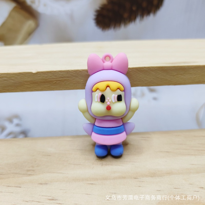 新しい国境を越えた泣いている赤ちゃん東南アジアブラインドボックスヌードバージョンキーホルダー人形かわいい漫画バッグギフトハンギング人形|undefined