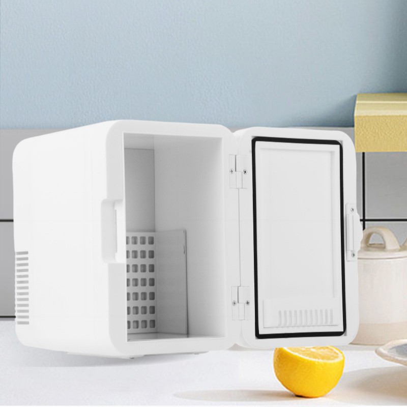 New 8L Car Small Refrigerator Semiconductor Hot and Cold Box Mini Home Car Dual-Purpose Refrigerator Refrigeration Insulation Box