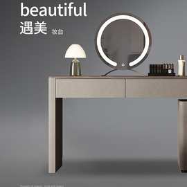 北美黑胡桃木梳妆台大户型别墅卧室家具系列主卧简约天然石化妆桌