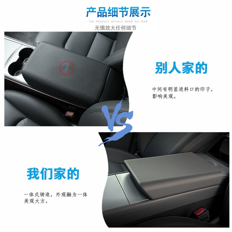 Подходит для обновленного 25 Tesla Model3/ModelY/YL накладка на подлокотник защитная крышка противоскользящая TPE