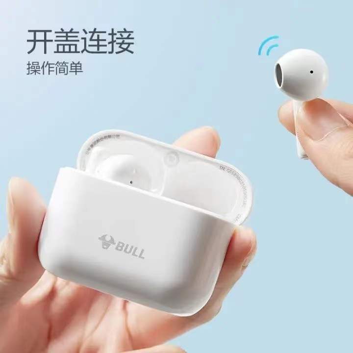 Venta al por mayor Toro auricular Bluetooth inalámbrico corriendo deportes juego Android inteligente reducción de ruido en la oreja entrega de auriculares