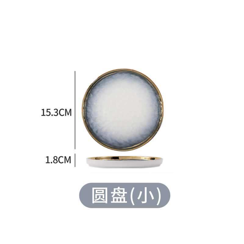 Pequeño tamaño de disco de 6 pulgadas-Oro Azul