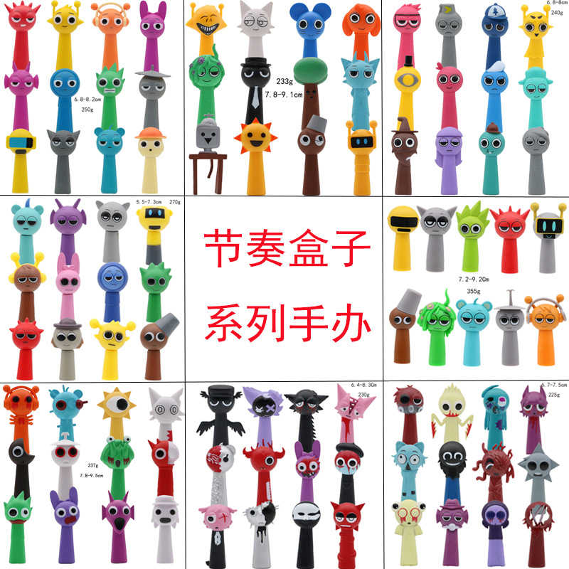 Cross-border Explosions Rhythm Box Series Hand-held Peripheral Game Doll Doll Cake Baking Desktop Decoration Model