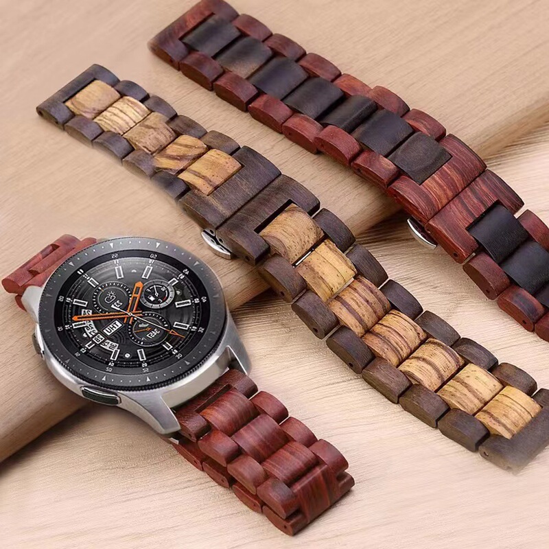 Suitable for millet S2/S1/S1pro/Glory GSpro/Jiaming sandalwood strap 20/22mm Wood three plants